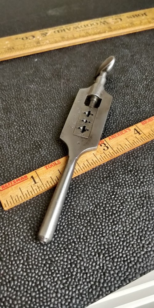 Antique S.W CARD Die Stock No. 00A ~ Threading tool Blacksmith use