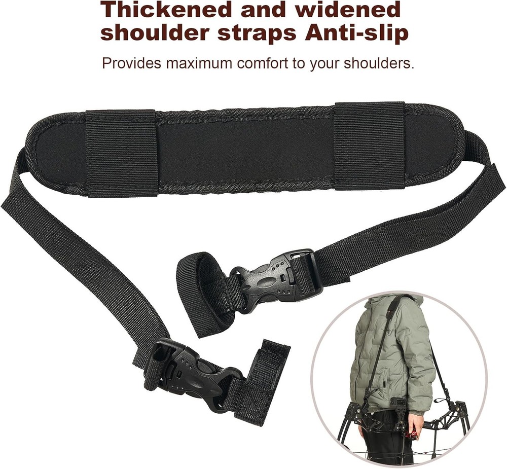 Compound Bow Sling Archery Carry Bag Shoulder Strap Hunting Camouflage