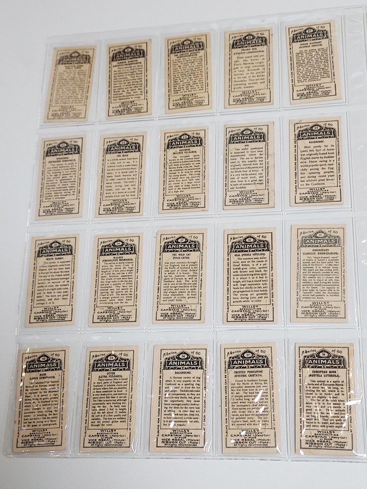 WD & HO Wills: Cigarette cards complete sets - pick from drop down list