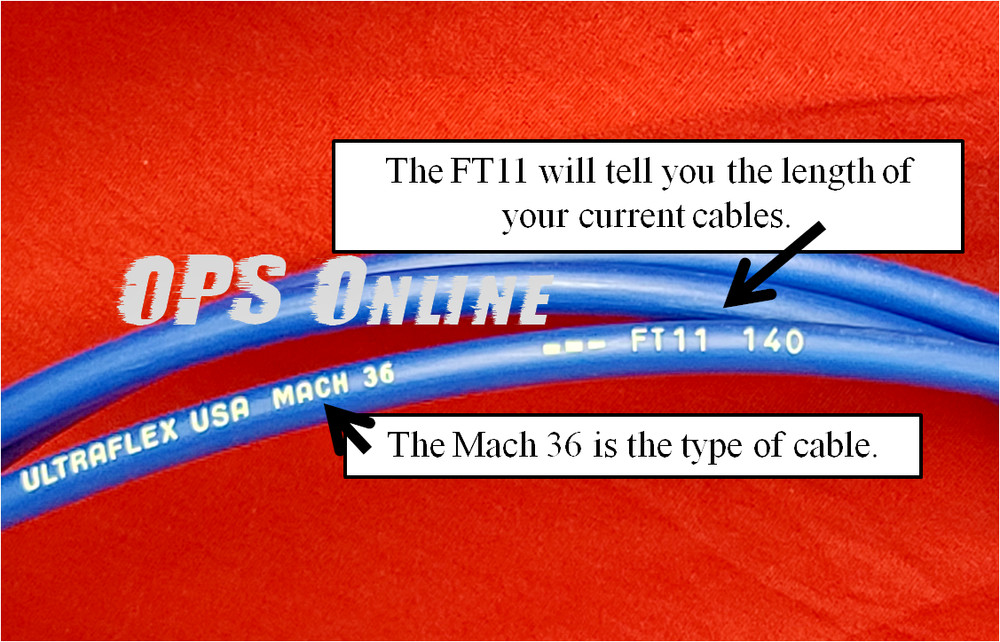 UFLEX Gen II Control Cables - 28 Ft - MACH36X28