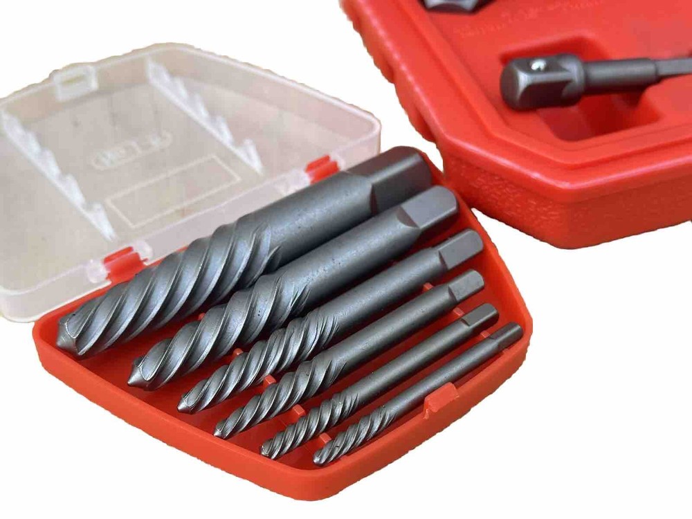 27pc 3/8” Dr. Impact Bolt Nut Extractor Twist Socket & Screw Removal Bits Tools
