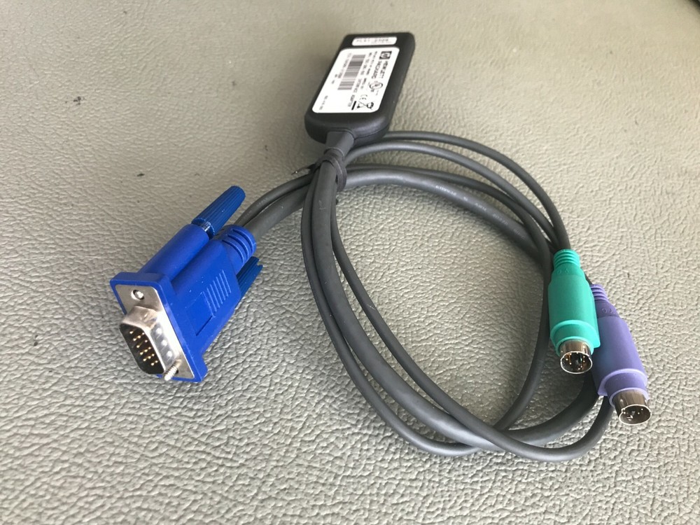 HP 520-290-505 KVM Switch PS2 Interface Console Adapter