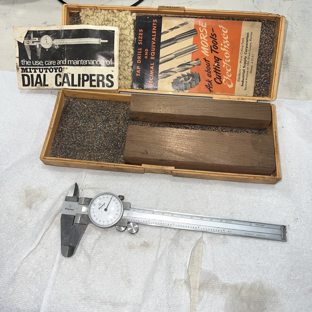 Vintage Mitutoyo Dial Caliper 9”