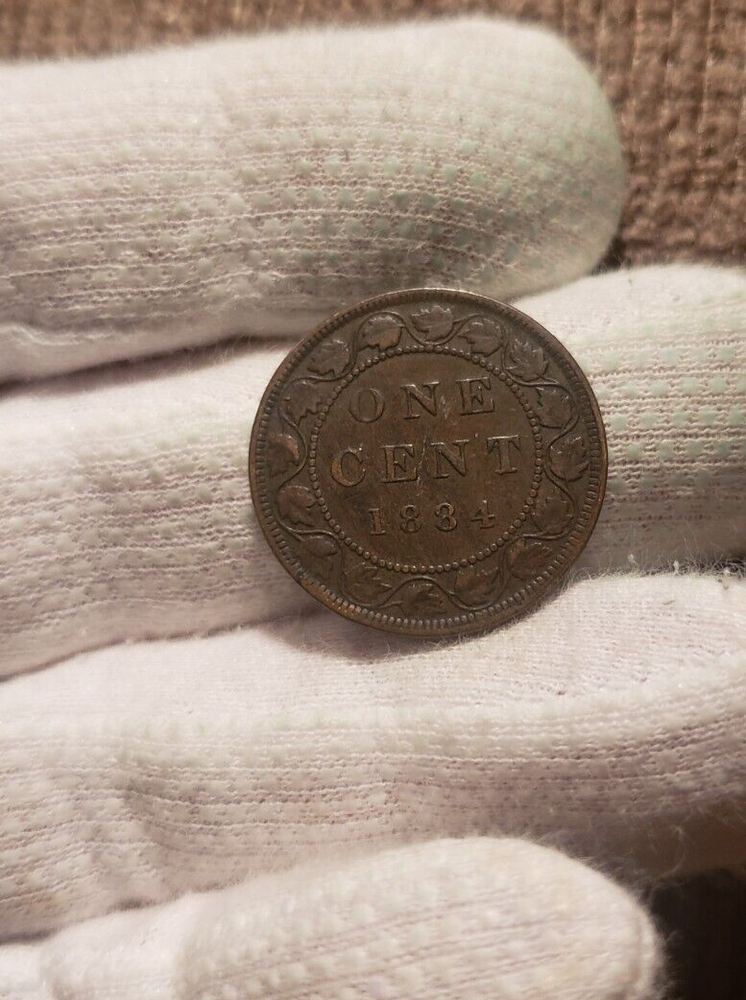1884 Canadian Large Cent Victoria Nice Bold Coin
