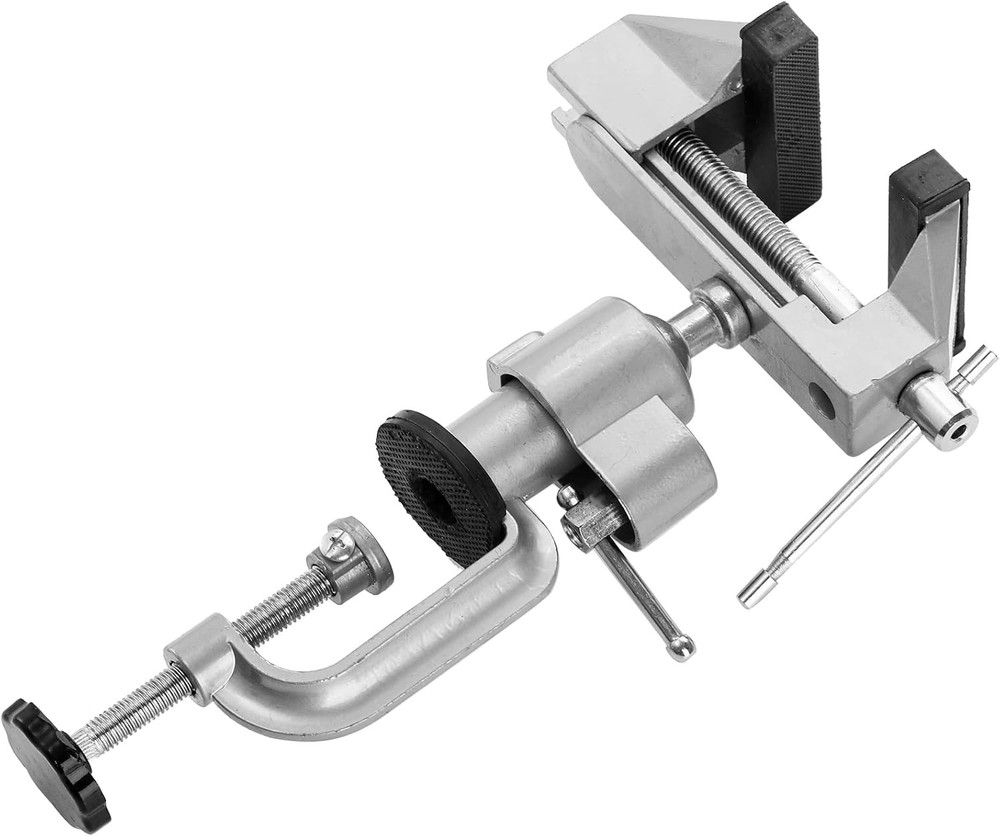 3" Universal Tabletop Clamp Vice Tilts Rotate 360°, Portable Work Bench Vise for