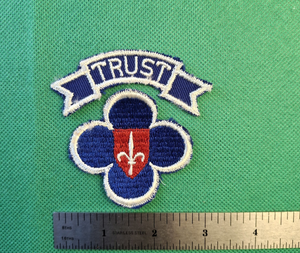US Army Post WW2/ Trieste Occupation Forces W/"Trust" Tab Patch