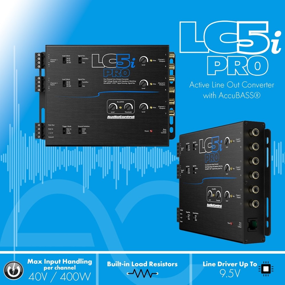 AudioControl LC5i PRO+LPHGM71 Amplifier Integration Solution for Chevrolet & GMC