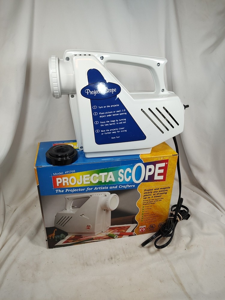 Projector Projecta Scope Model #PJ768 EUC Light Box Art Drawing Tracing