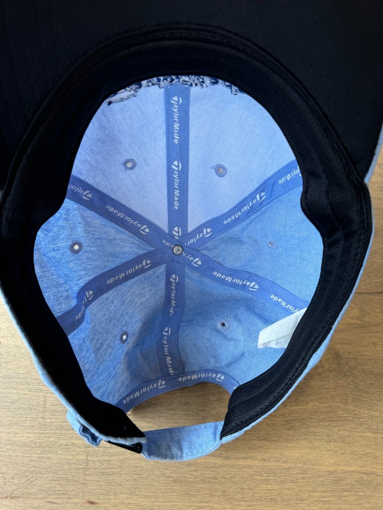 TaylorMade Golf Tradition Heathered Light Blue Adjustable Strapback Hat Cap