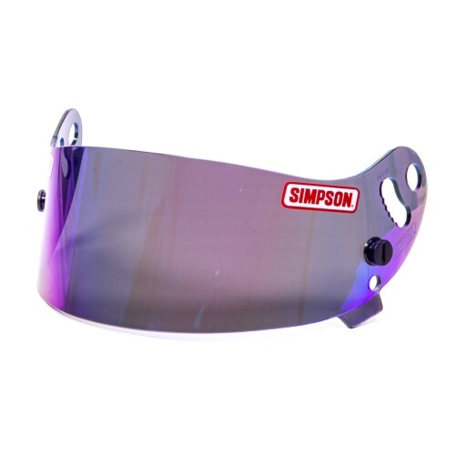 Simpson 84303 Replacement Helmet Shield Iridium Finish for Devil Ray Models