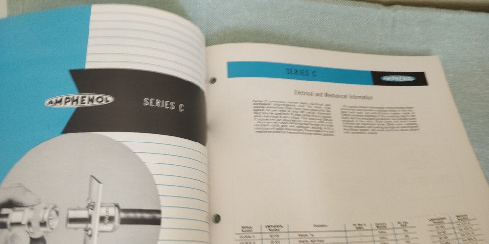 1960 ~ Amphenol ~ Catalog D3 - RF Connectors w/ assembly instructions + extras