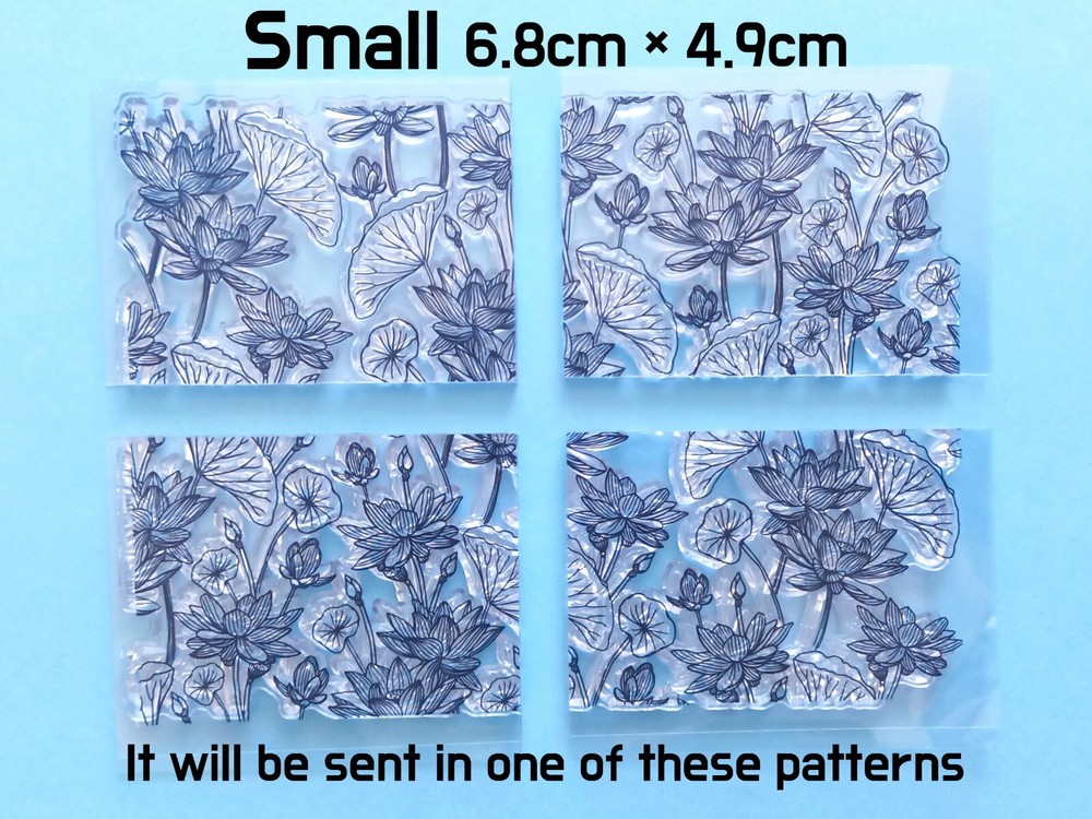 Ginkgo Lotus Pattern Texture Mats for Polymer clay | Imprint pattern stamps