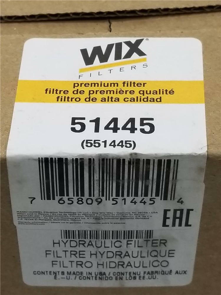 WIX 51445 Hydraulic Filter