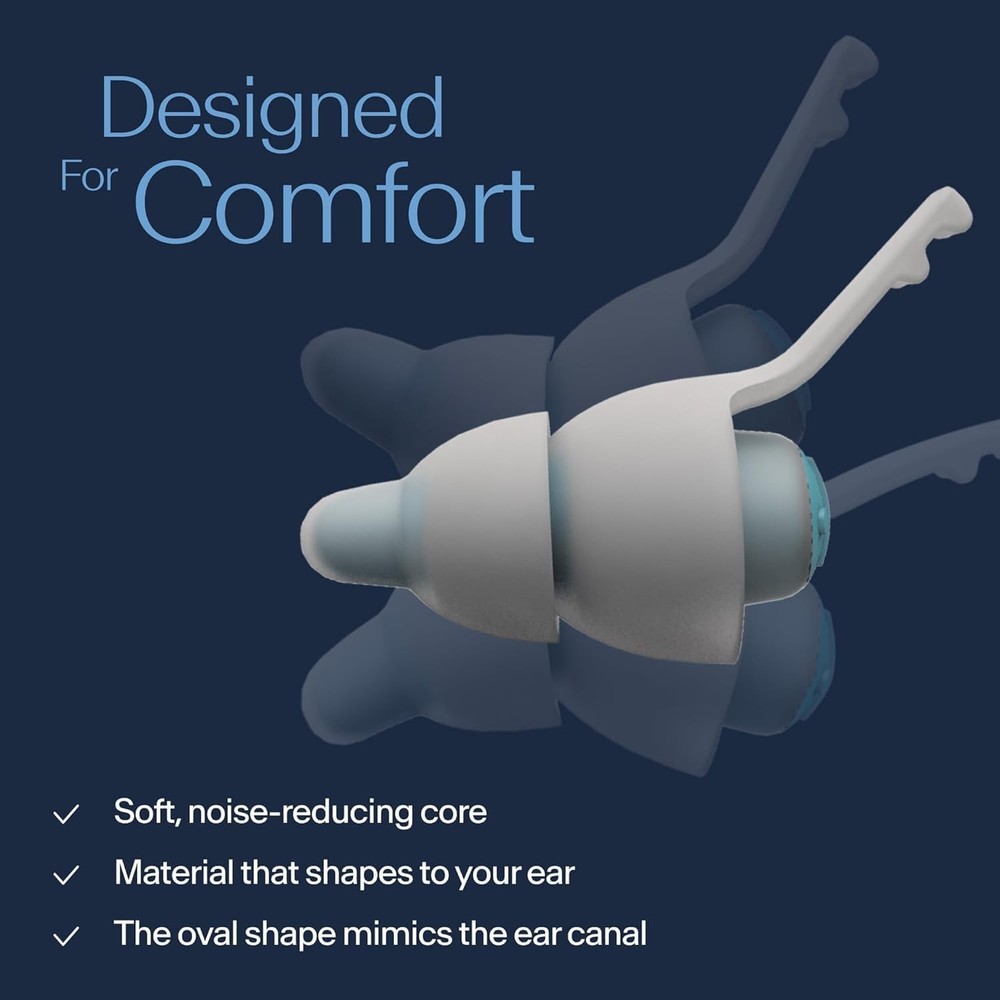 Alpine SleepDeep Multisize - Soft Ear Plugs for Sleeping and Concentration - New
