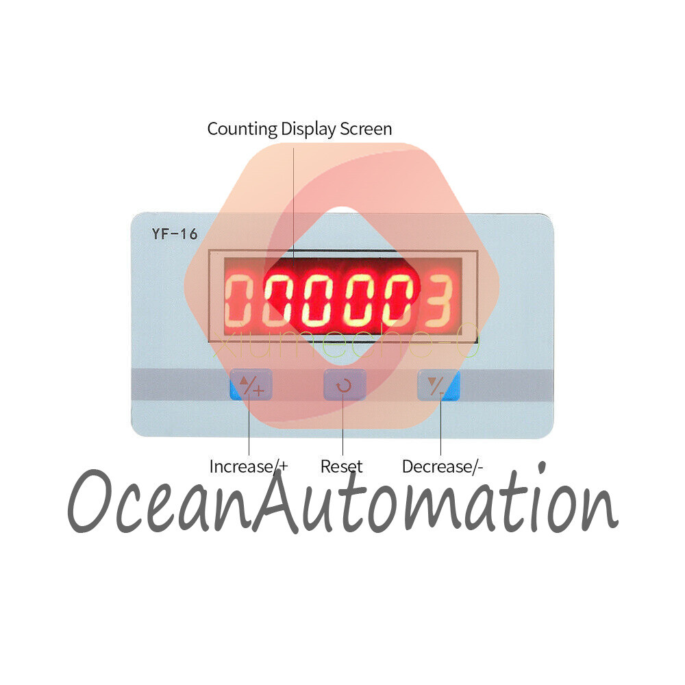 DC/AC 7-27V Mini LCD Digital Counter Module Electronic Totalizer 1~999999 Times