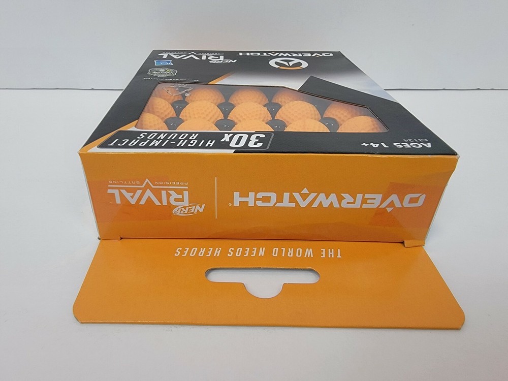 NERF Rival Overwatch Balls 30x High Impact Rounds Refill Pack Ages 14+ 🔥