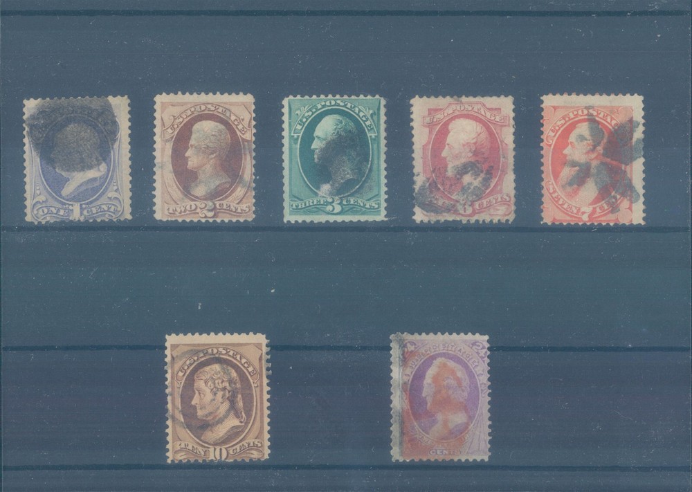 USA 1870-1882 National banknotes issues used