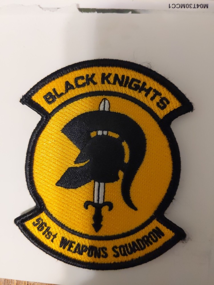 USAF 561st WEAPONS SQUADRON--BLACK KNIGHTS HOOK BACK