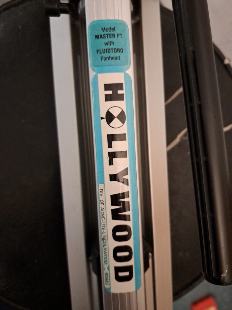 Hollywood Master FT Camera Tripod With Fluidtoro Panhead Nice Condition