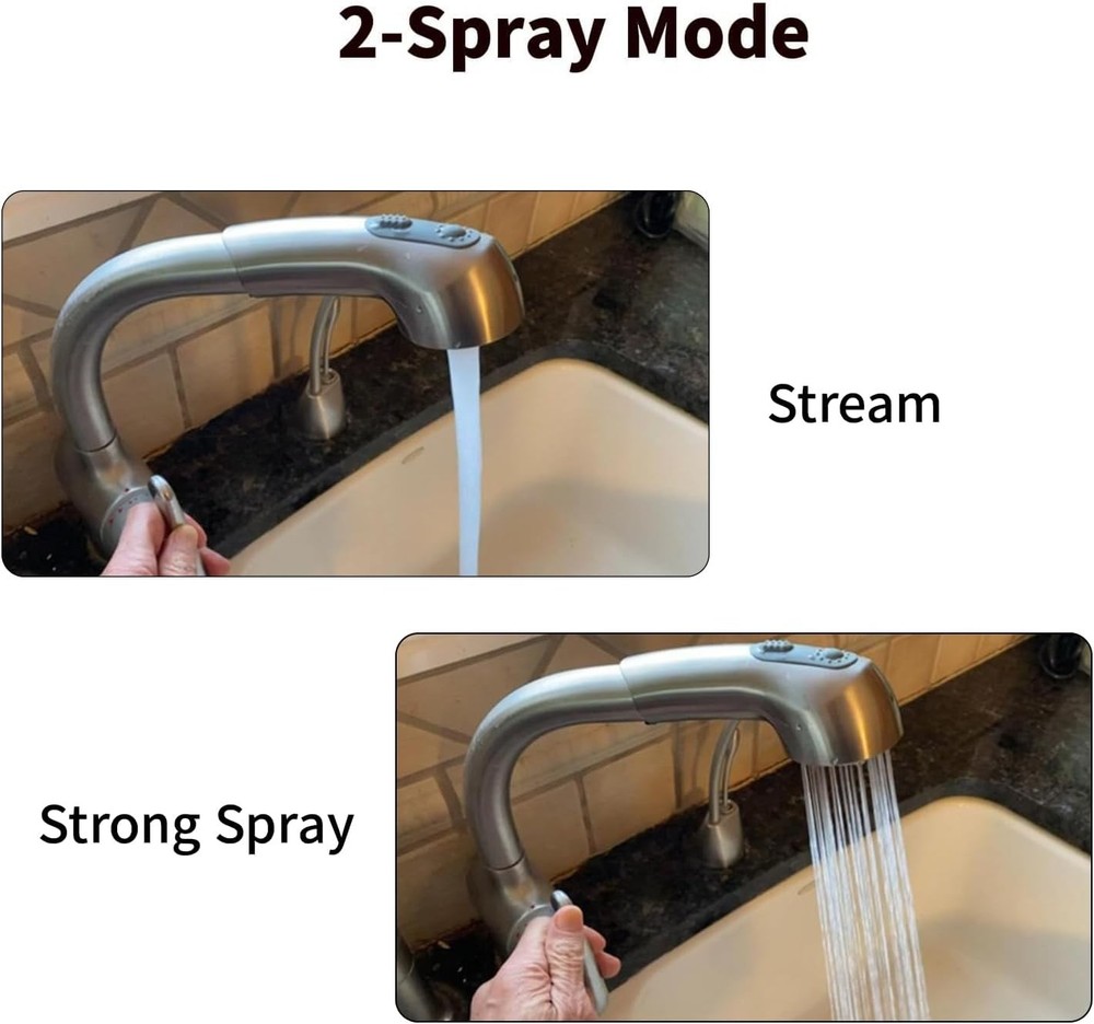 Pull-Out Spray Wand Fits Grohe Pull Out Faucets, Grohe Part 46312SD0/46298SD0