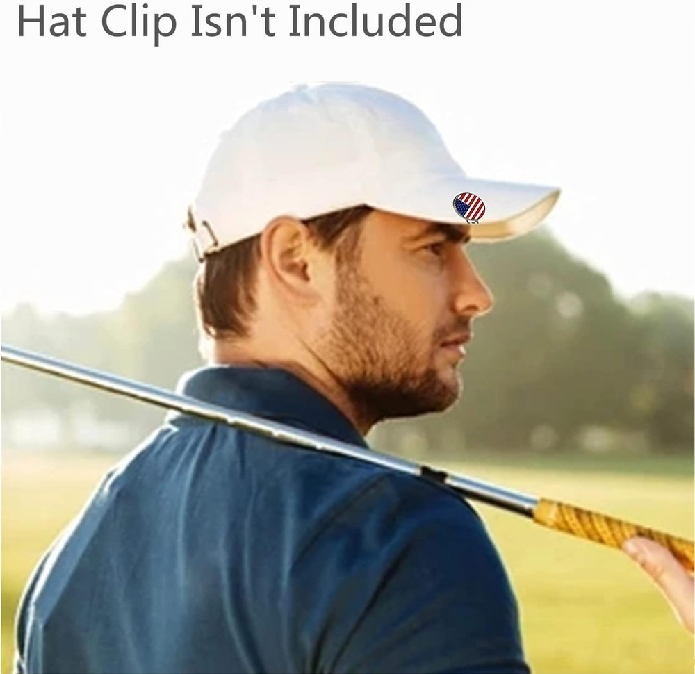 Golf Ball Marker with Hat Clip Markers Assorted Patterns Value Gift Set Mark Gol