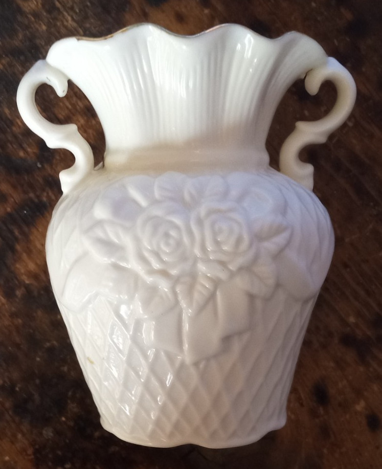 vintage small porcelain vase