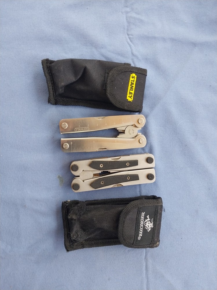 2 multi tool 1 Winchester 1 Stanley