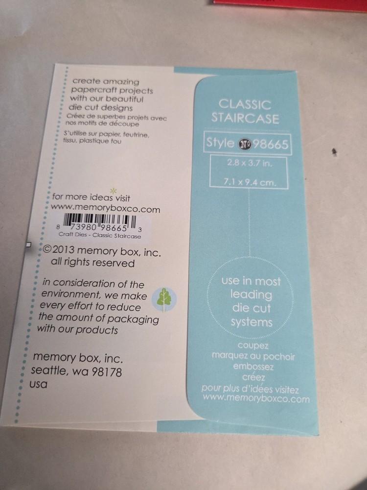 memory box die Classic Staircase