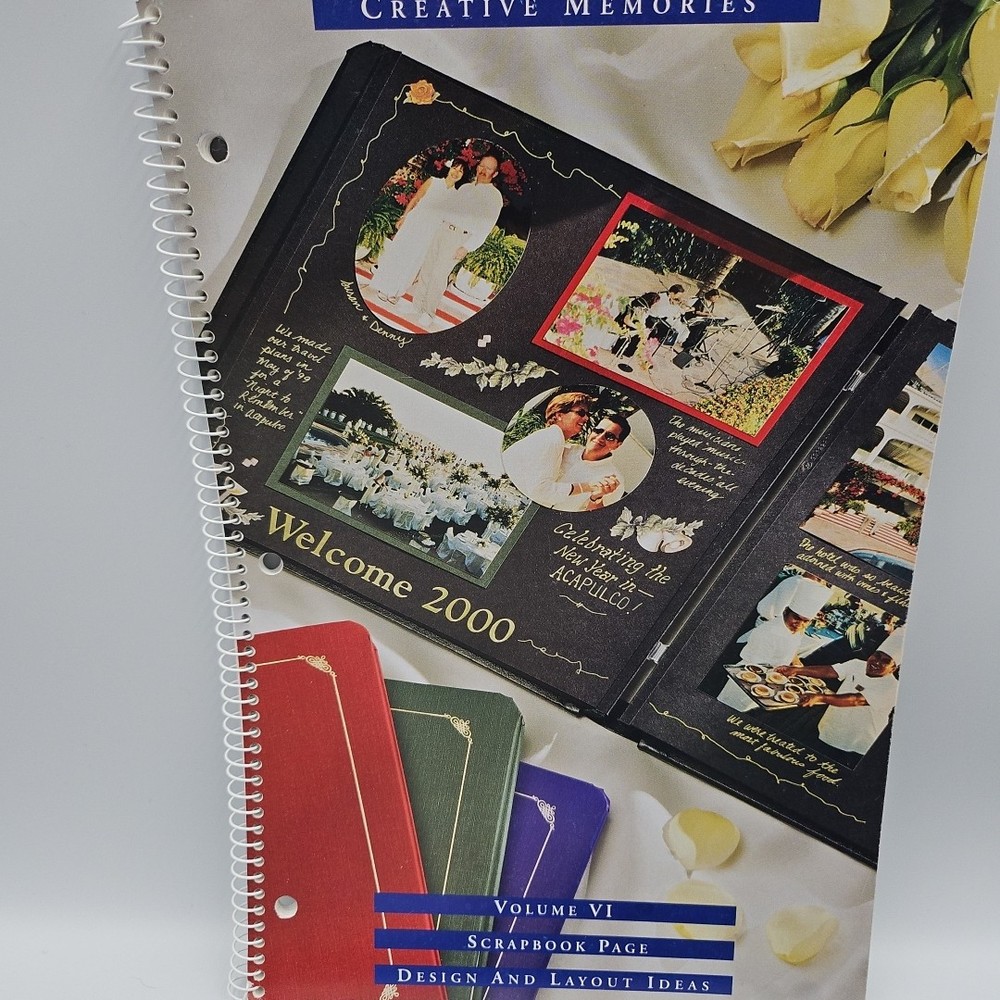 Creative Memories Page Patterns Organizer Binder with Inserts Dated 2002-2004