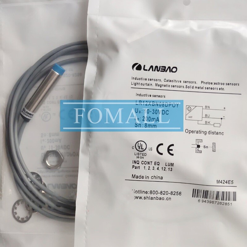 1Pcs New Proximity Switch Sensor LR12XBN08DPOY