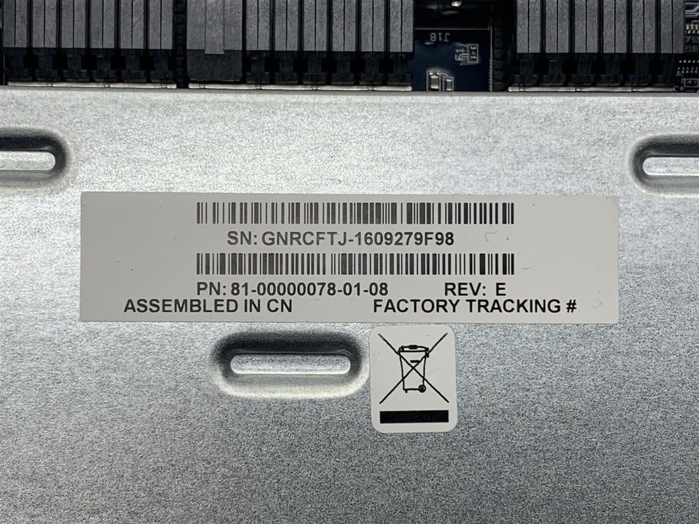 Dot Hill DotHill Quantum SAS SAN Controller FRUKC54-01 81-00000078-01-08 Rev.E