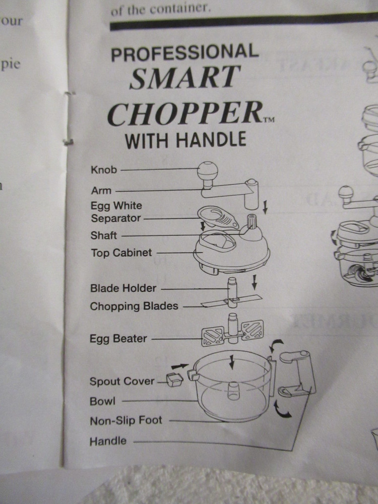 THE PROFESSIONAL SMART CHOPPER WITH SAMURAI BLADE NEW CUTTING MACHINE SALSA MAKE