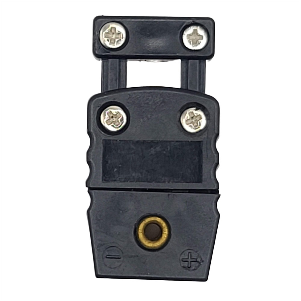 Thermocouple Connector, Type-J, Mini-Female, Flat Blade Sockets, and a Molded St