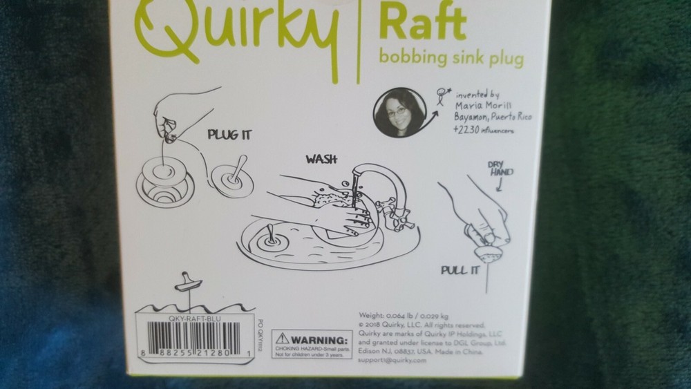 Quirky Raft Bobbing Sink Plug