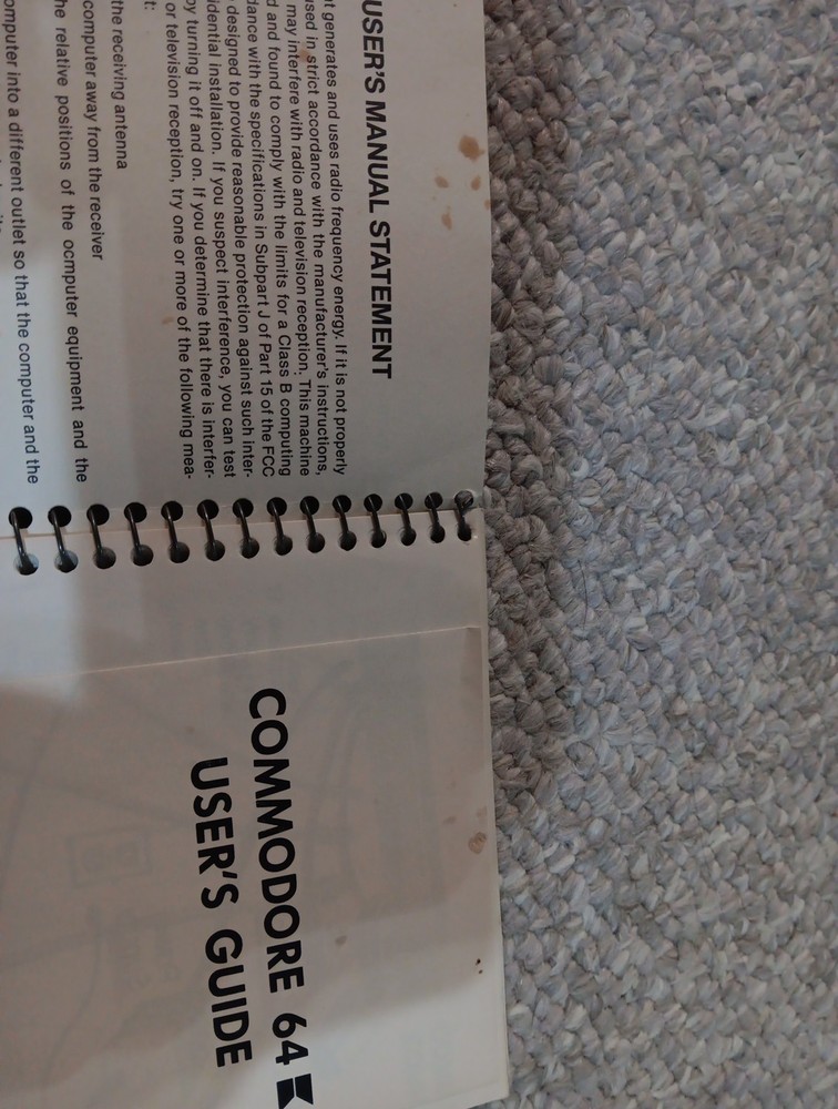C64 Commodore 64 User's Manual