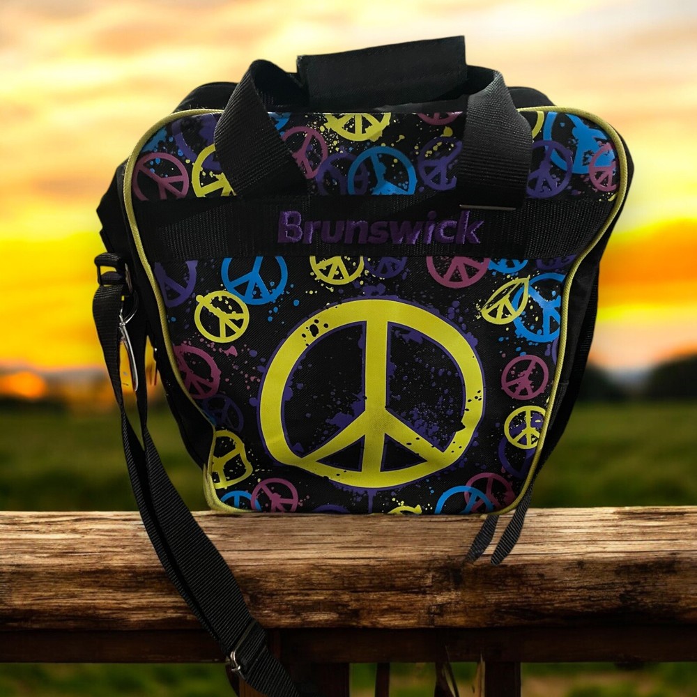 Brunswick "Peace" Bowling Bag with Handle and  Straps