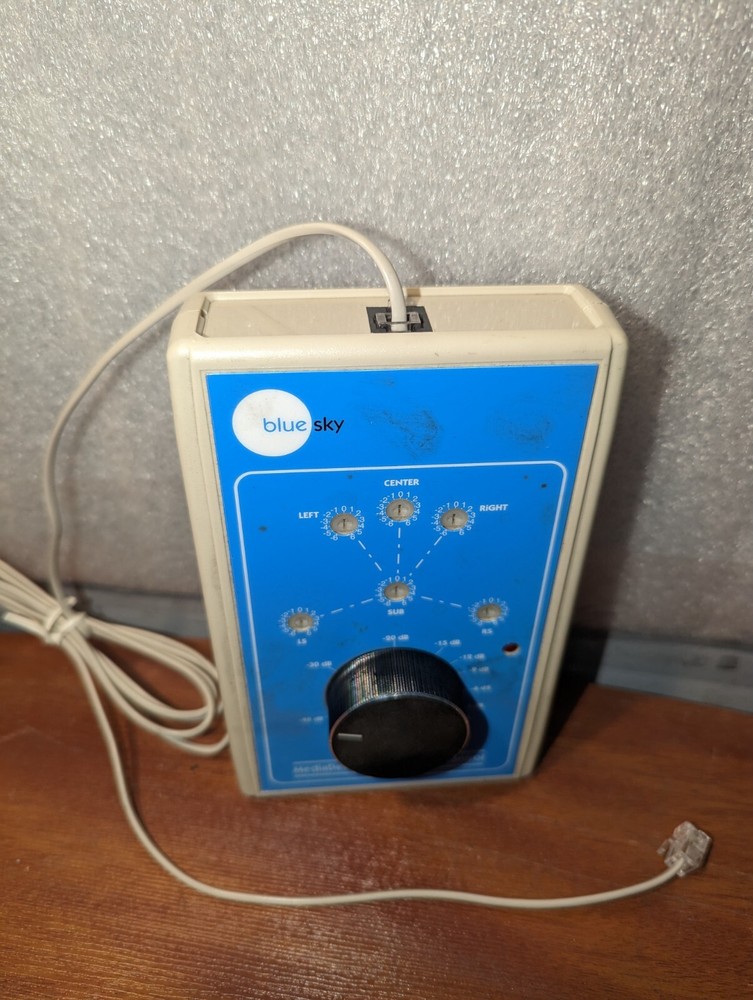 Blue Sky MediaDesk 5.1 Volume Control, Blue- Pre-owned.