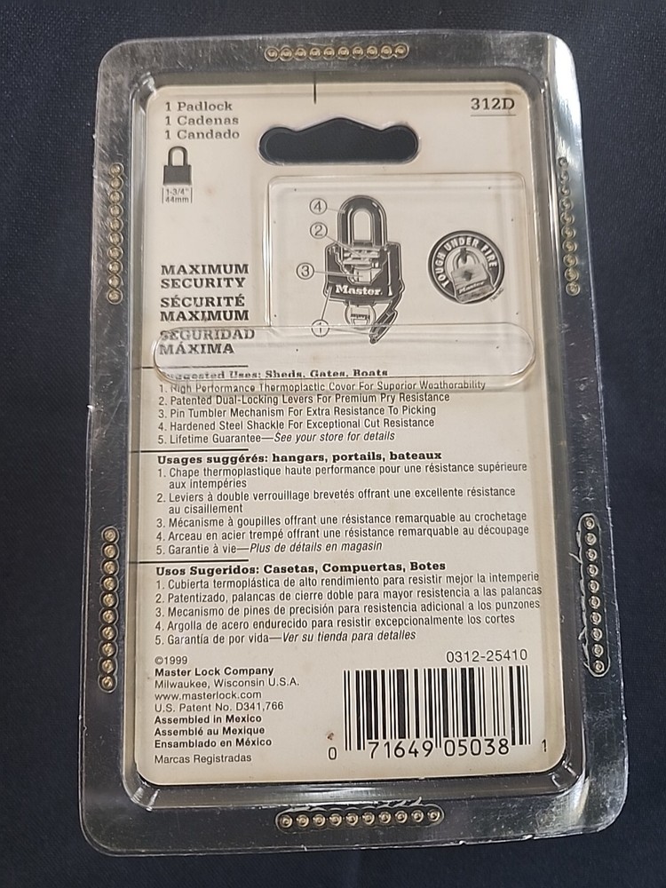 MasterLock 312D Weather Resistant Locks