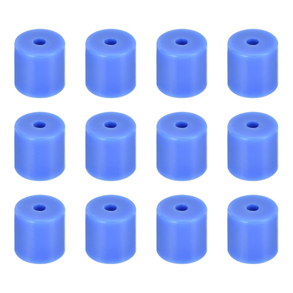 12Pcs Silicone Bed Mounts Leveling Column Silicone Buffer 16mm Blue