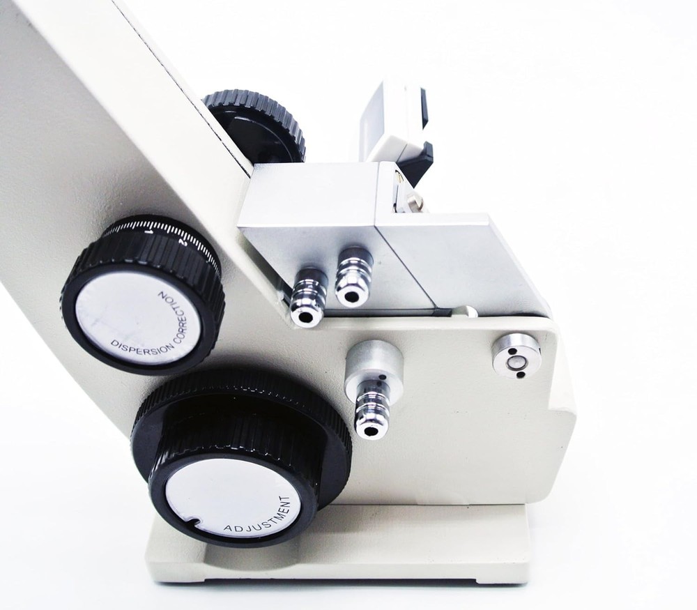 Lab ABBE Refractometer with Refractive Index 1.3000-1.7000nD Digital Thermometer