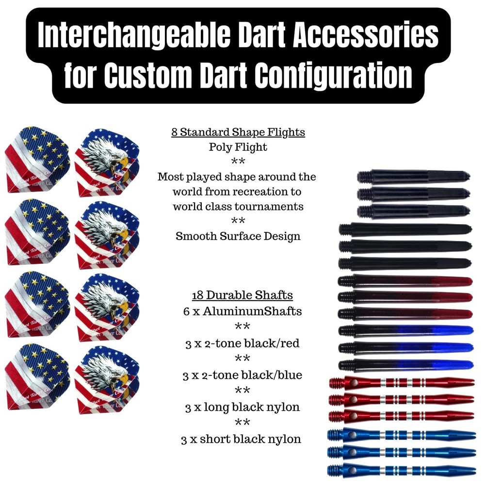 Soft Tip Darts Set Professional Darts for Electronic Dartboard Includes Bra...