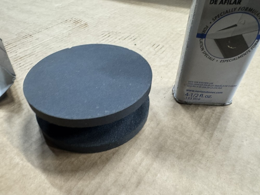 Norton Sharpening Stone 11/2”x4” + Stone Oil Bundle Combo