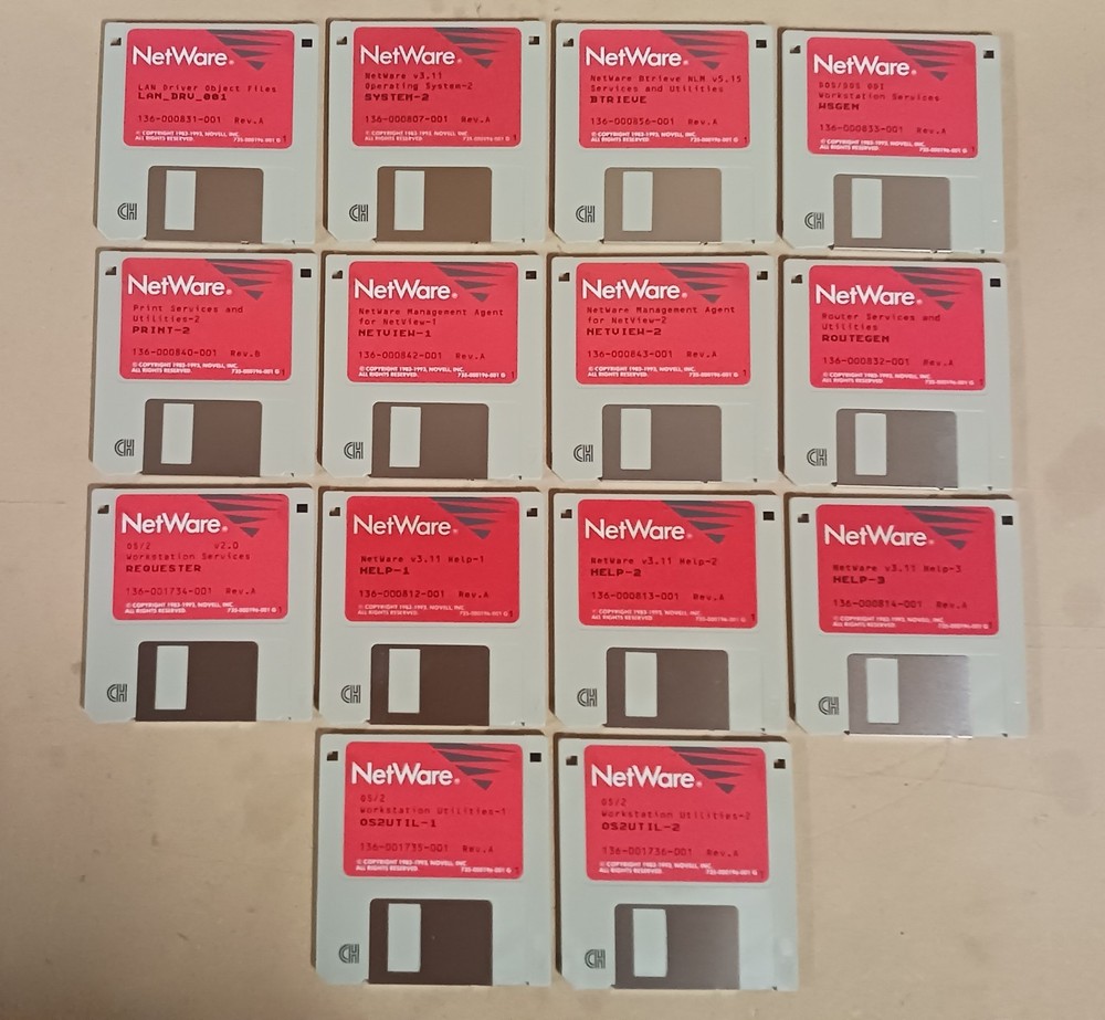 Novell NetWare v3.11, In Original Box