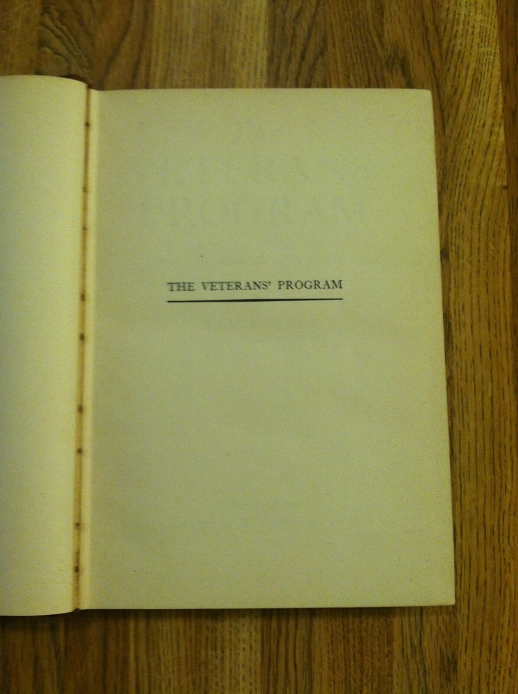 The Veterans’ Program. A Complete Guide to Its Benefits, Rights & Options (1946)