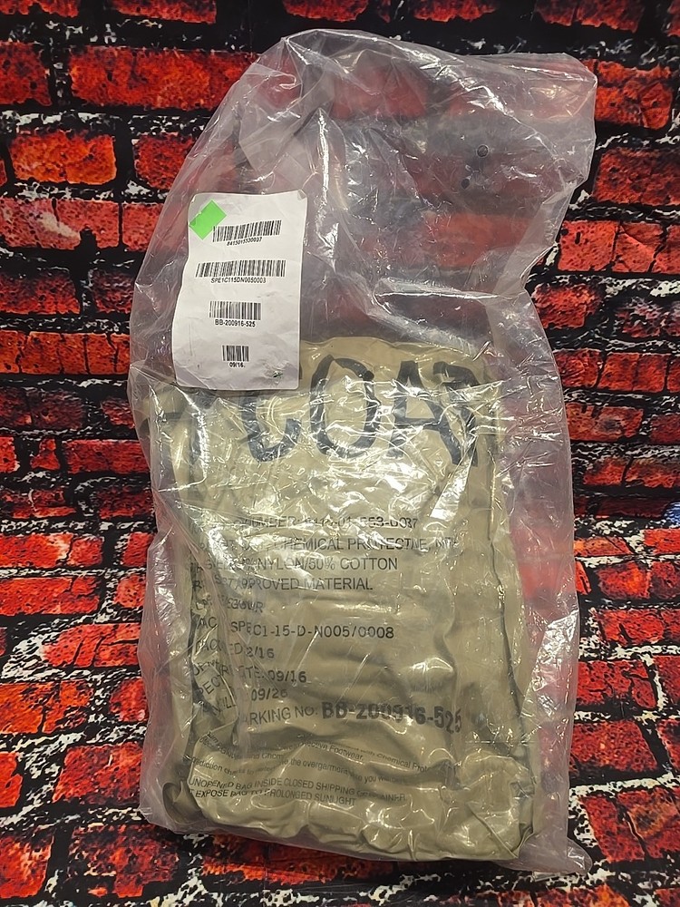 USGI JSLIST Chemical Protective Coat - LARGE REGULAR - Sealed NFR
