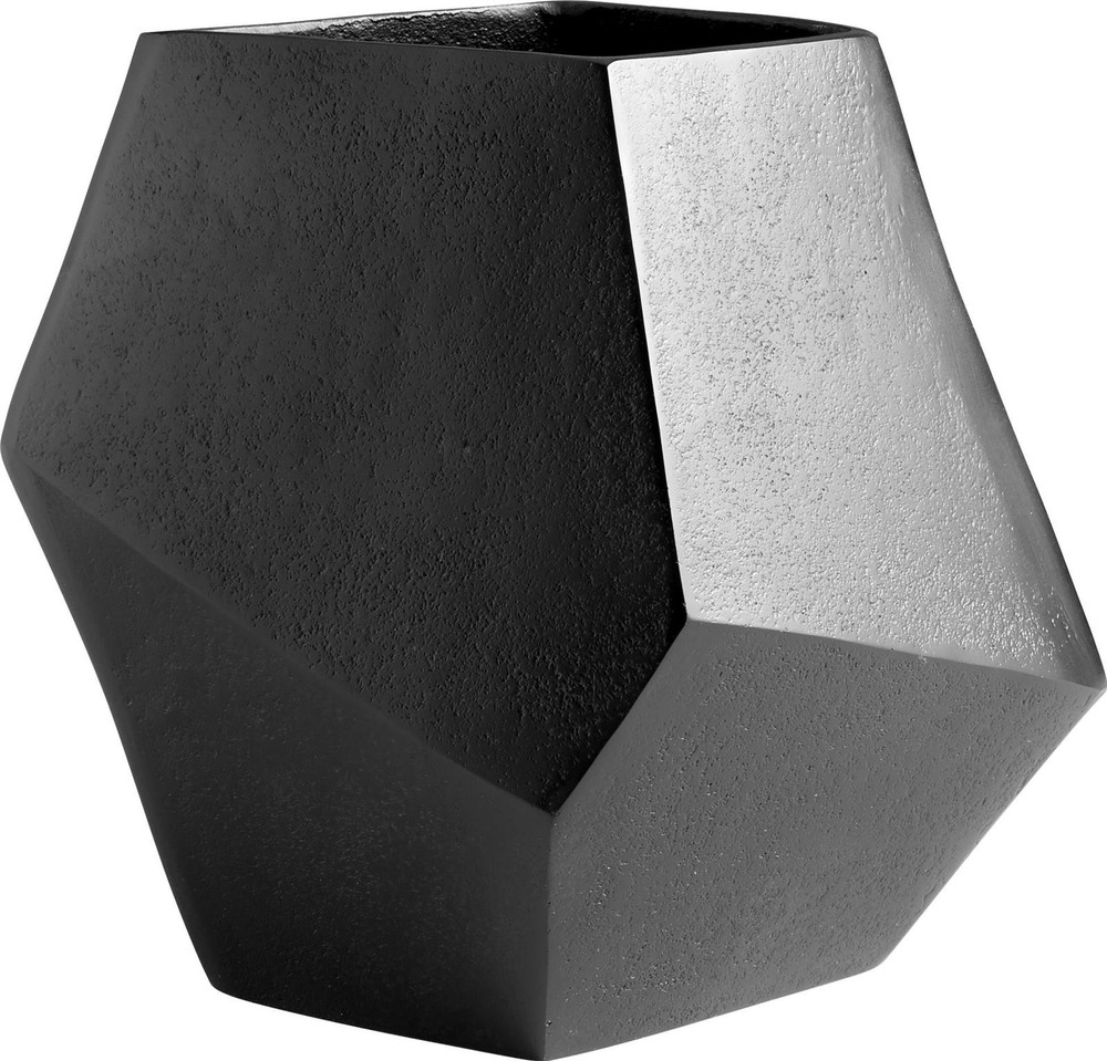 Vase CYAN DESIGN OCTAVE Large Graphite Aluminum