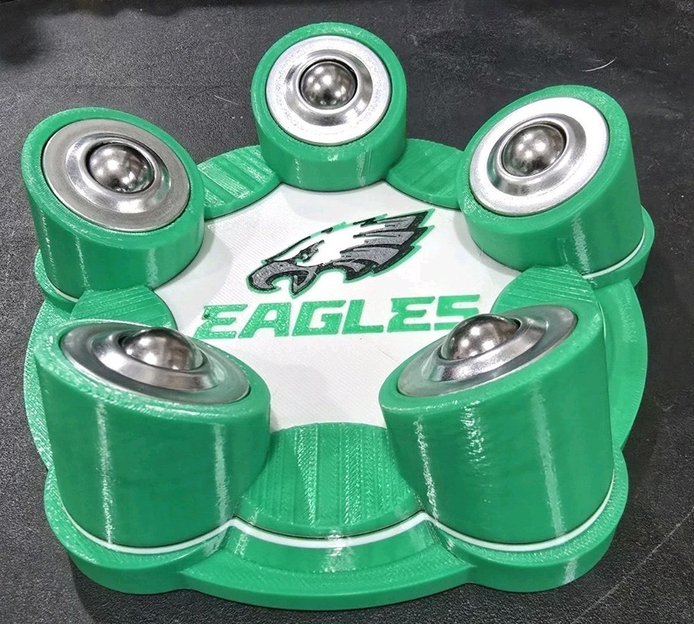 Bowling Ball Spinner - Custom - Eagles New Logo