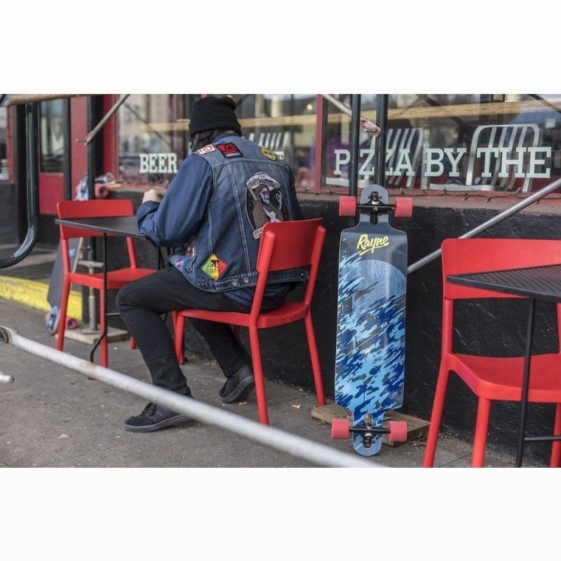 Rayne Longboards Demonseed Longboard Complete 39" Wave Camo