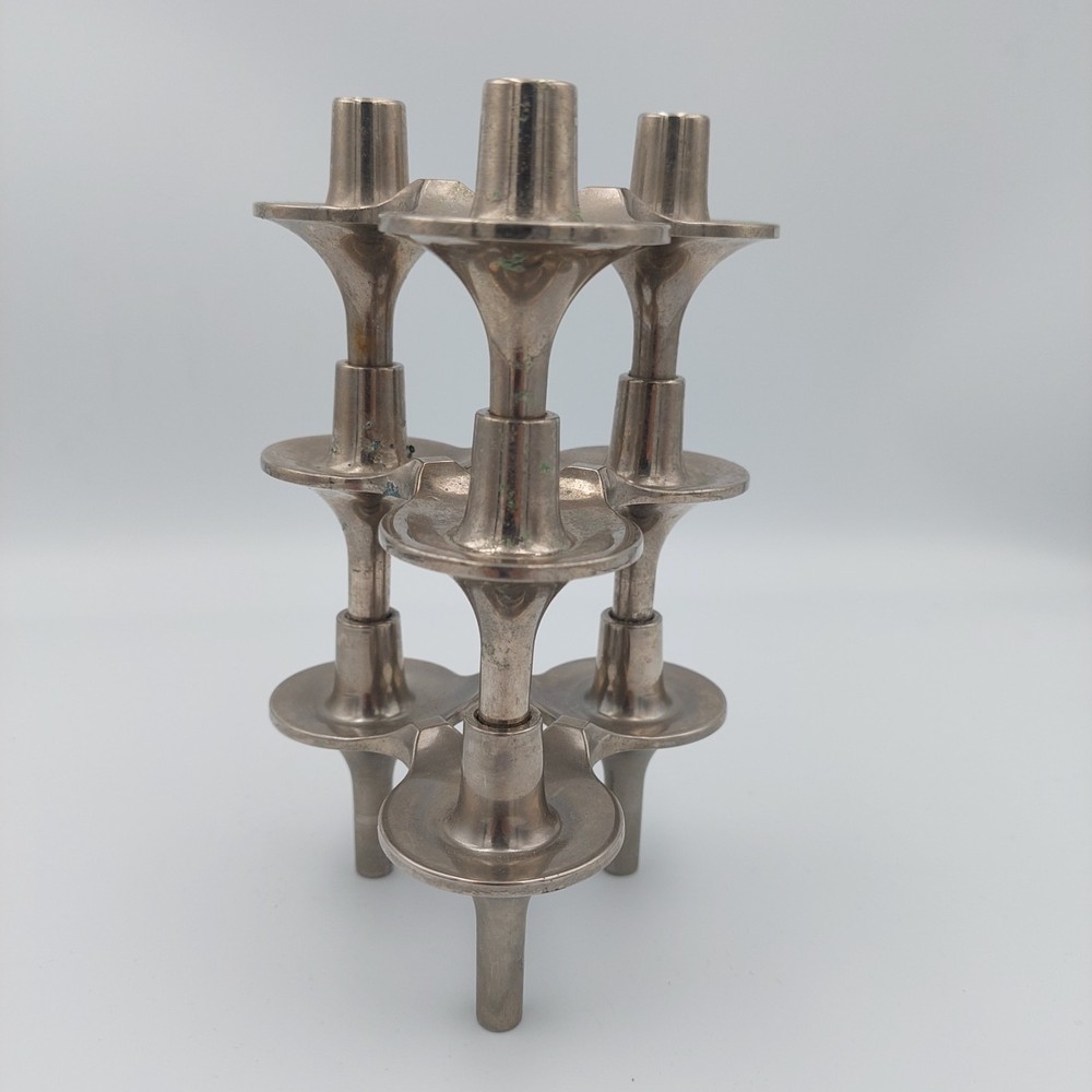 Ceasar Stoffi & Fritz Nagel Orion BMF Modular Stackable Three Candle Holder 3