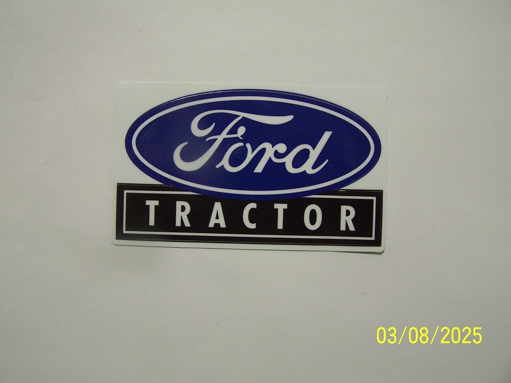 Ford Tractor Oval Scripted Decal Several Color Combos